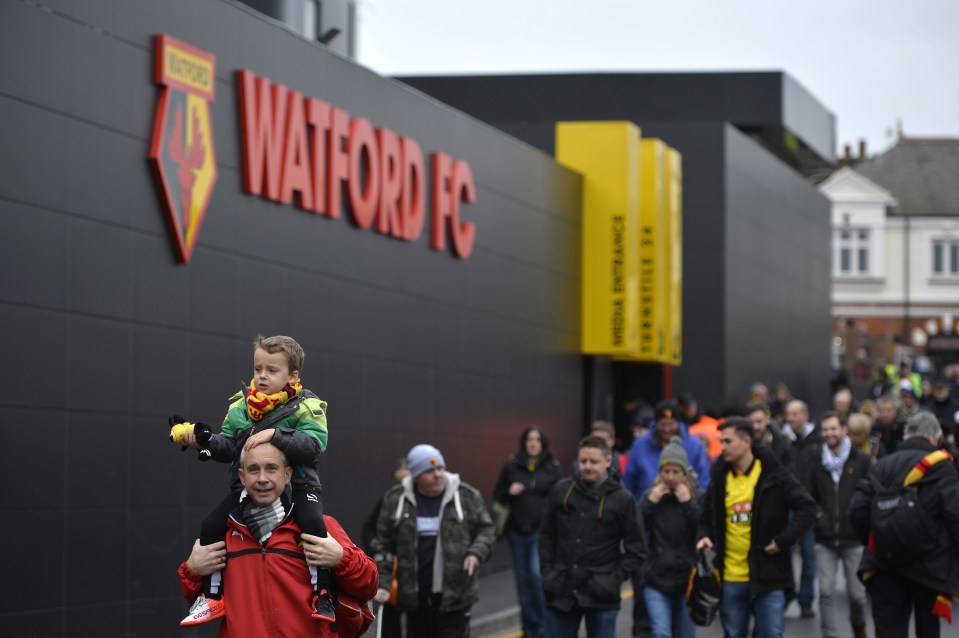 Watford fans mourn the death of lifelong fan