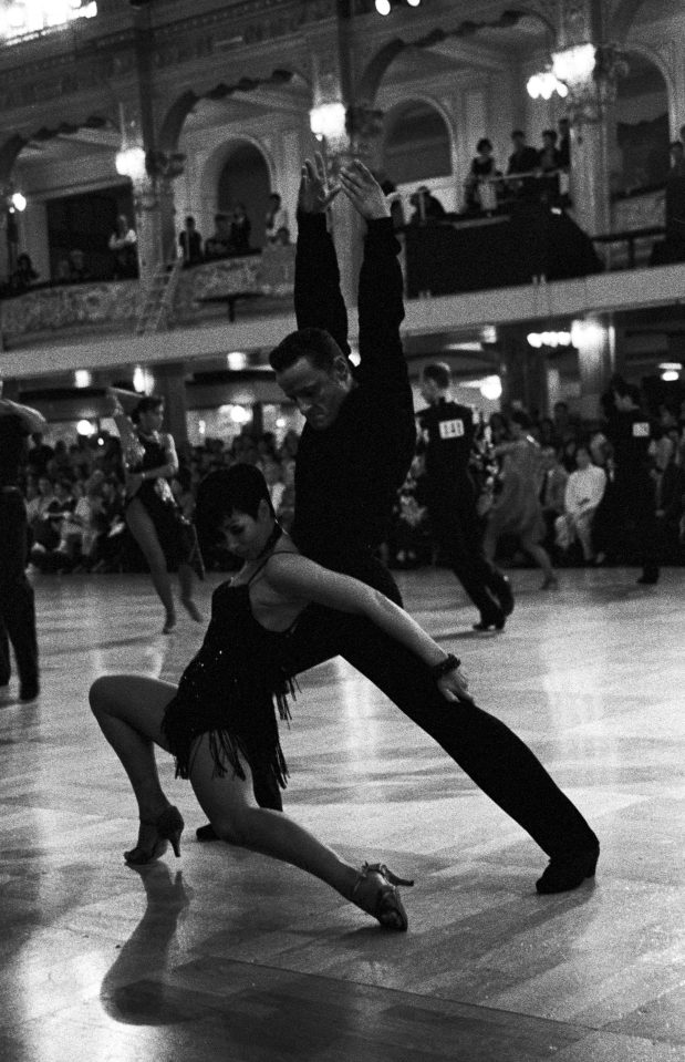  Professional dancers take to the floor in the 1990s and perform a raunchy routine in front of eagle-eyed judges and the audience