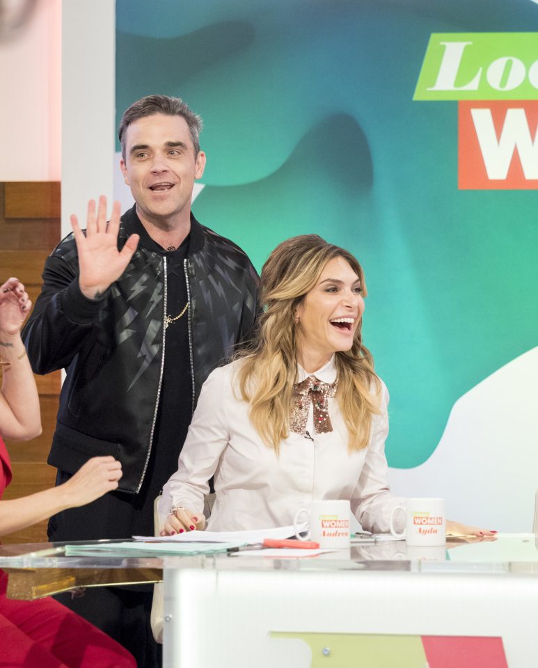 Ayda  often reveals her and Robbie’s secrets on Loose Women