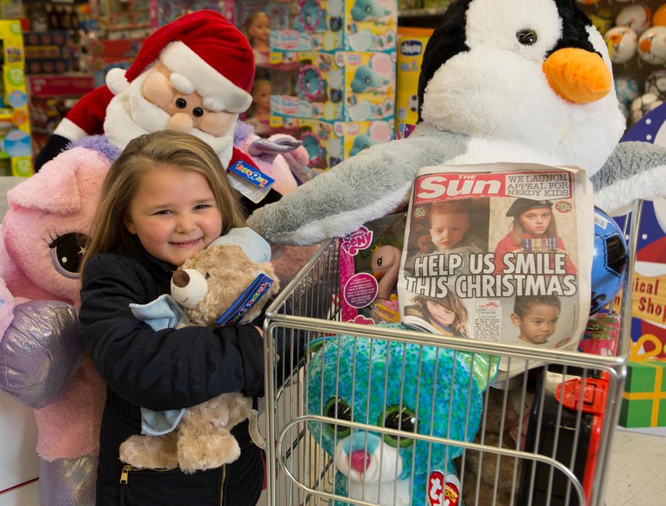 The Sun's Smiles at Christmas campaign