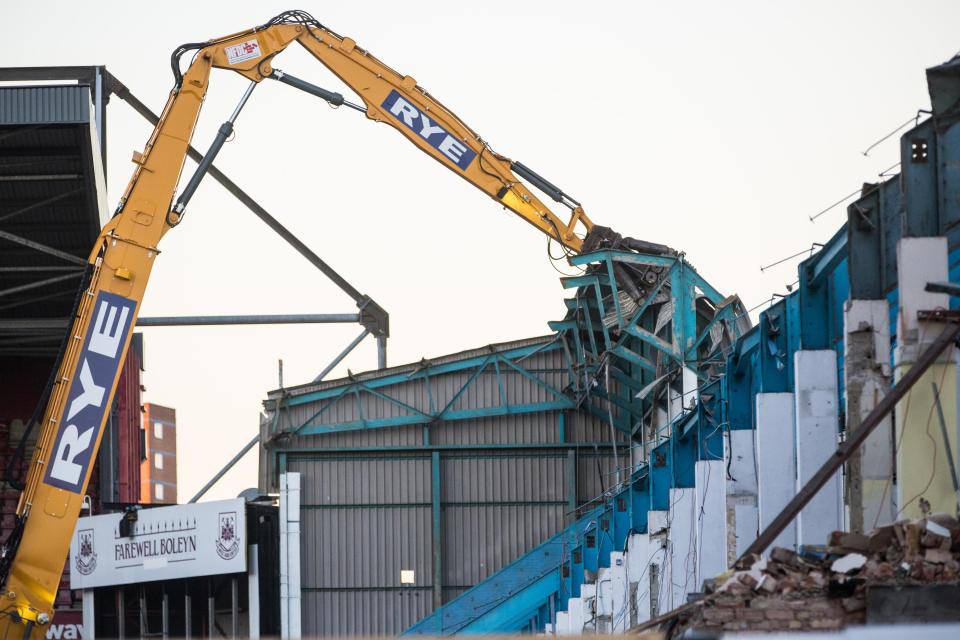  Upton Park is being torn down - as West Ham tear themselves apart