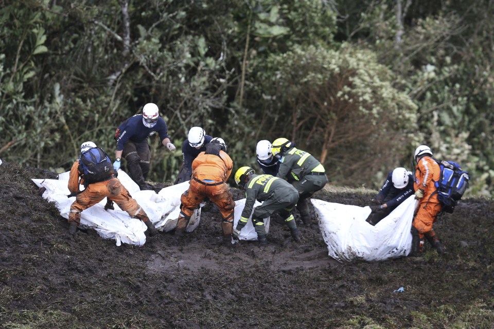  A total of 71 people were killed in the tragic air disaster in Colombia