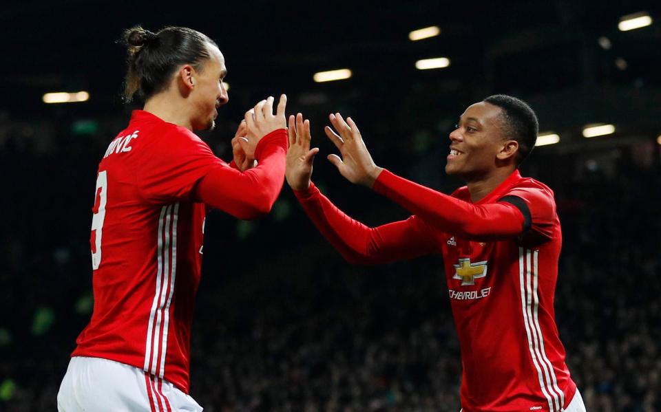 Anthony Martial has praised the impact Zlatan Ibrahimovic is having on United's young stars