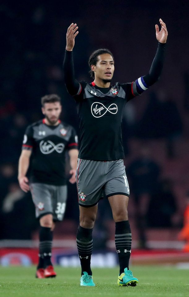  Virgil van Dijk put another fine performance against Arsenal in the EFL Cup and continues to attract attention