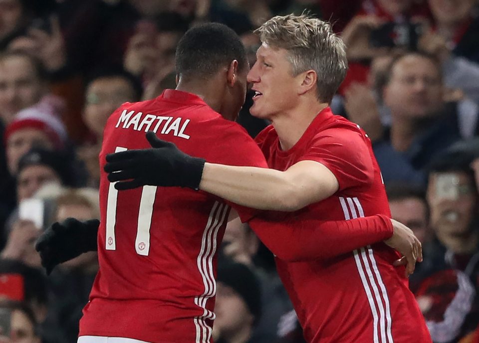 Bastian Schweinsteiger's return to the Manchester United first team - albeit from the bench as an 86th minute sub, delighted the crowd