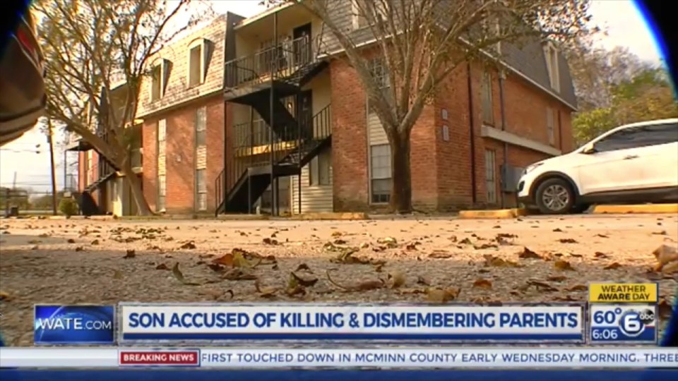  The suspect's parents were found in "gruesome" scenes at their home