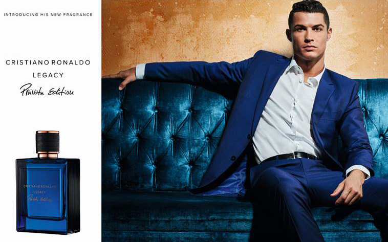  The new scent is ideal for an evening out or on a date, according to Ronaldo