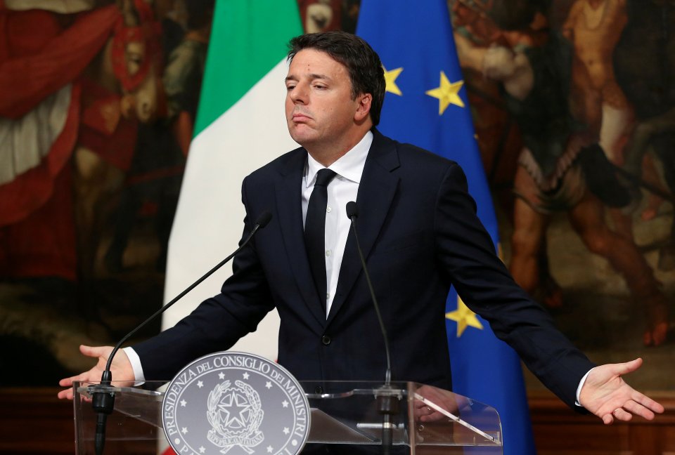  Italian Prime Minister Renzi promises to resign if constitutional changes are rejected