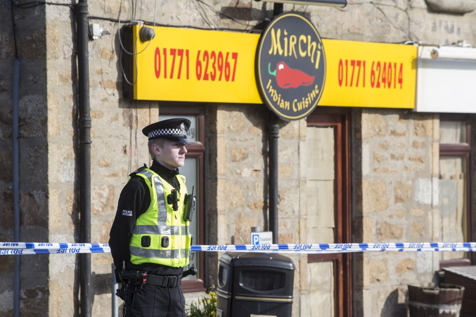  Ozden repeatedly punched the chef at the Mirchi Indian takeaway in Mintlaw in Aberdeenshire over a tandoori chicken query