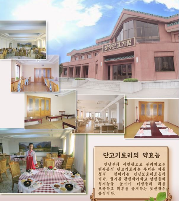 The Dangogi House restaurant in Pyongyang is named after dog meat 