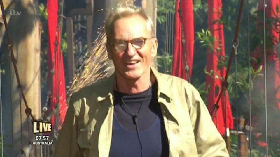  Larry Lamb is the sixth celebrity to leave the jungle