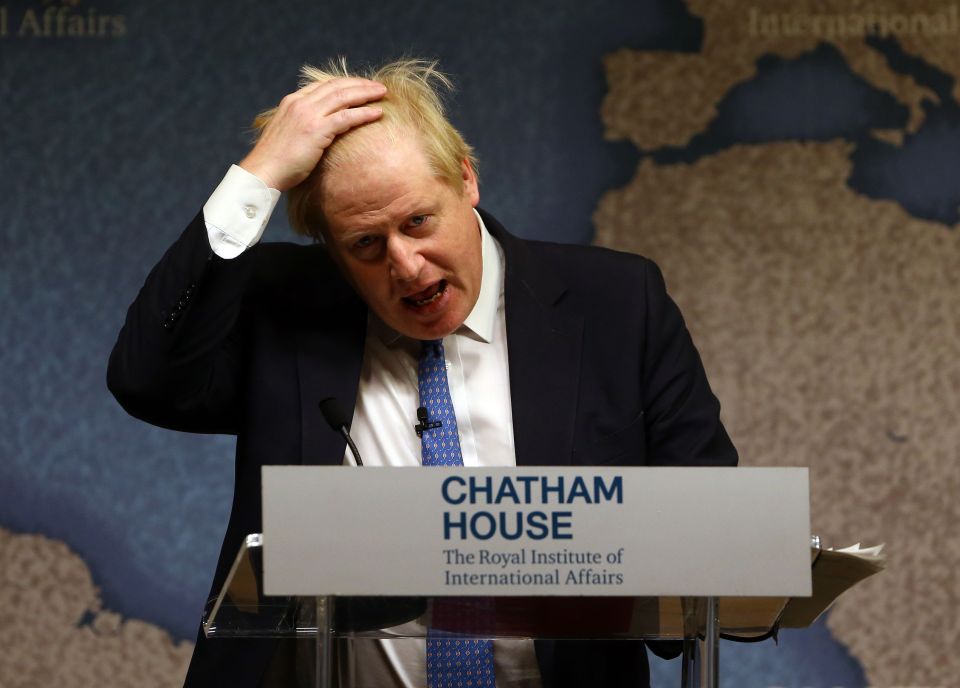  Boris Johnson said he would not stand in the way of further EU defence co-operation