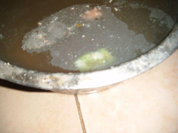  Environmental health officers discovered filthy equipment and rotting food when they visited Central Takeaway in Salford