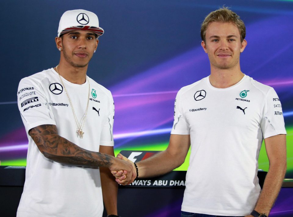  Lewis Hamilton lost his world crown to Mercedes team-mate Nico Rosberg but the tension between them has cooled