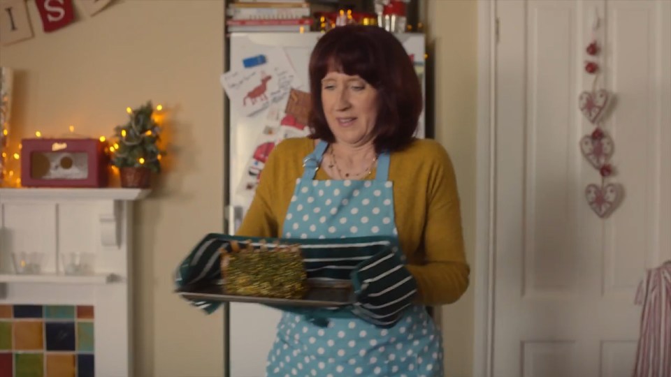 We see Mrs Claus prepare a festive Iceland feast for her hard-working husband, Nick