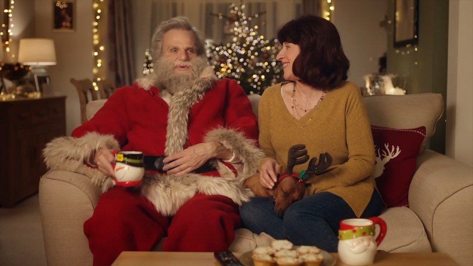 The Iceland Christmas video advert features Nick and Sarah Claus...and their sausage dog called Snow