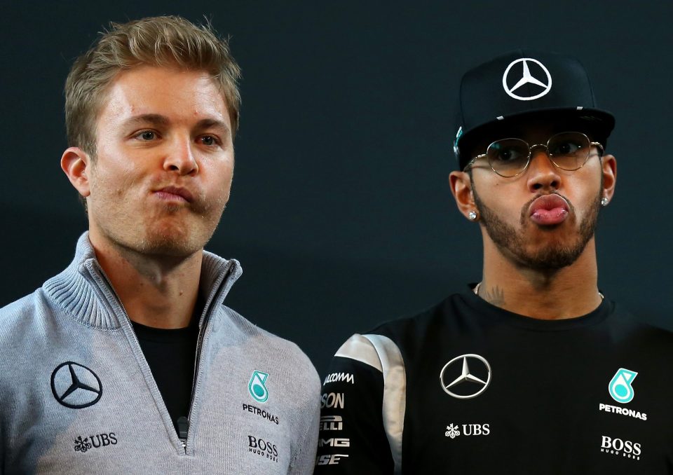  Break up...Rosberg and Lewis Hamilton were certainly a winning team