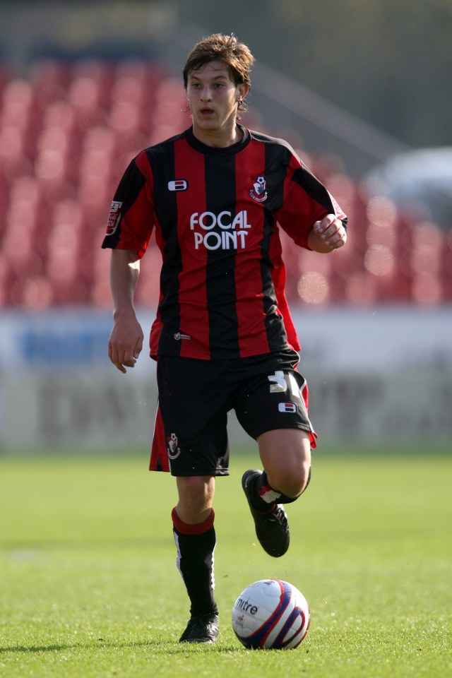 Lallana back in his Bournemouth days 