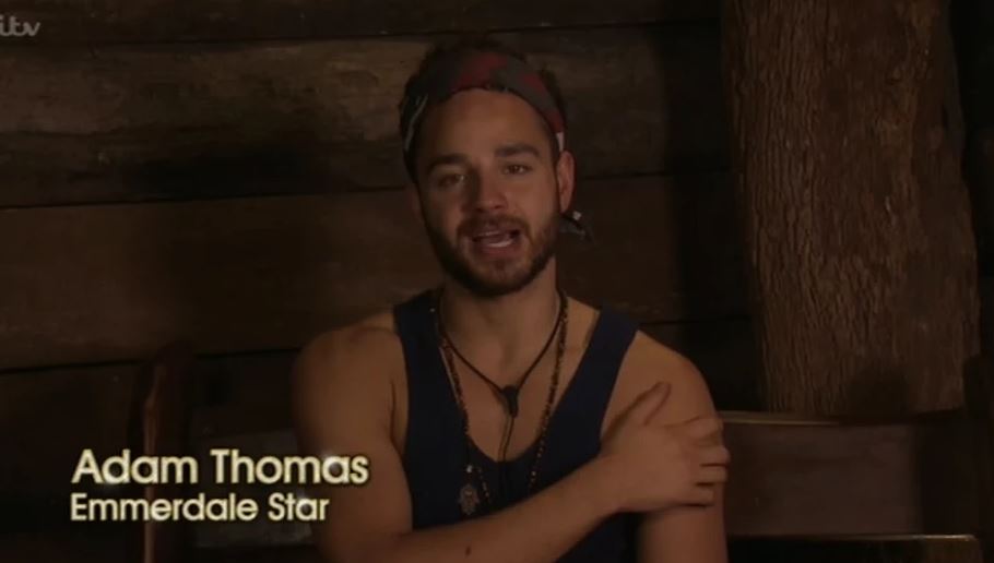 Adam is one of the favourites to win the I'm A Celeb crown