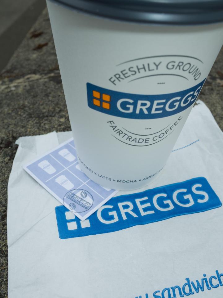 Greggs Loyalty card UK