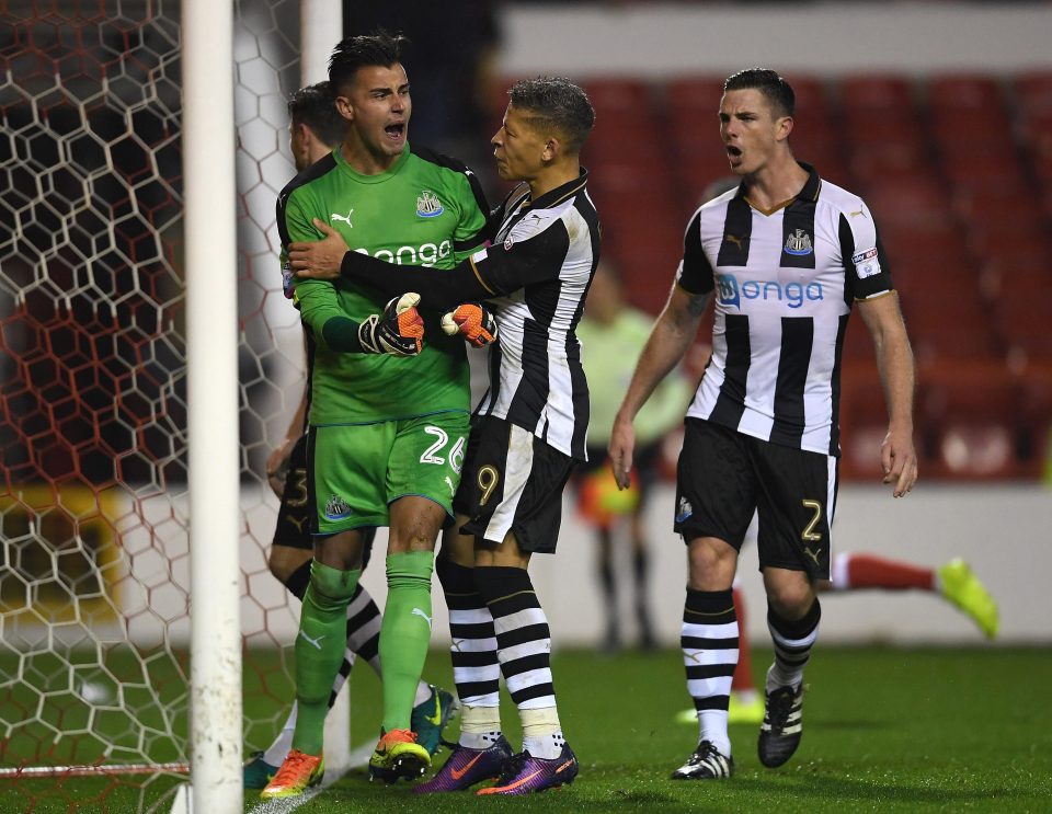 Karl Darlow was the Toon hero after saving two penalties