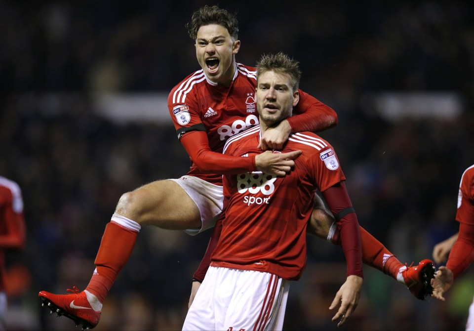 Nicklas Bendtner struck to help Forest down Newcastle