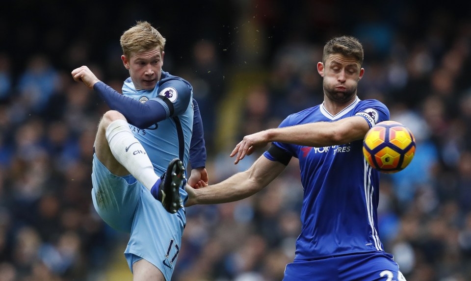  Kevin De Bruyne was a Chelsea team-mate of Gary Cahill until Mourinho sold him