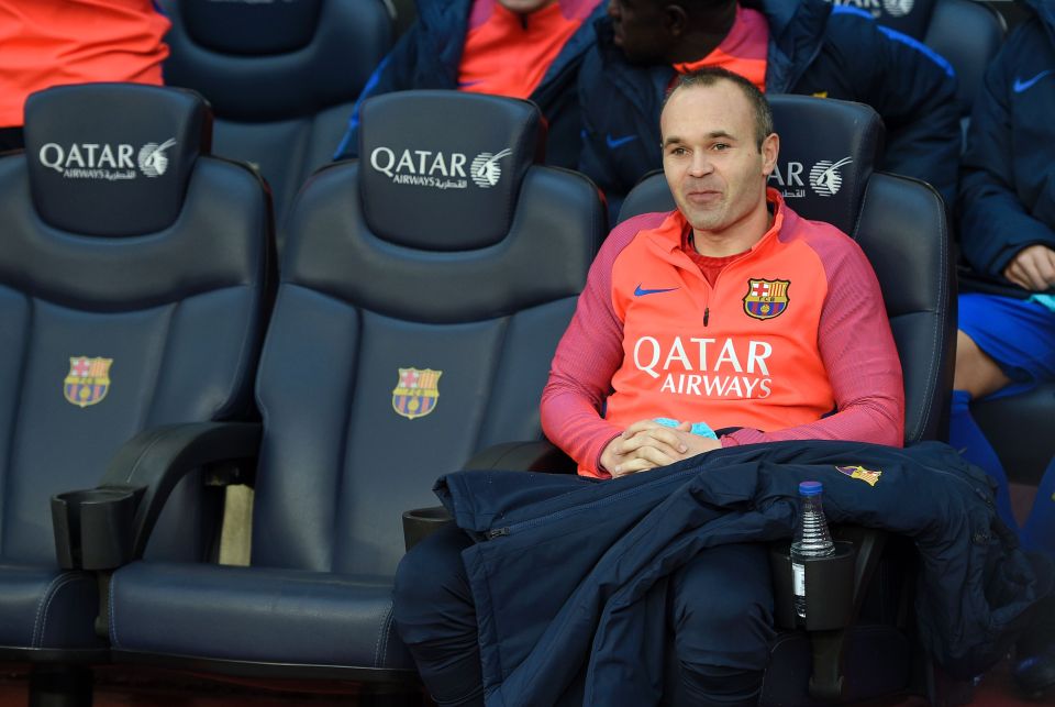  Andres Inesta was introduced from the bench for Barcelona and provided some much-needed spark