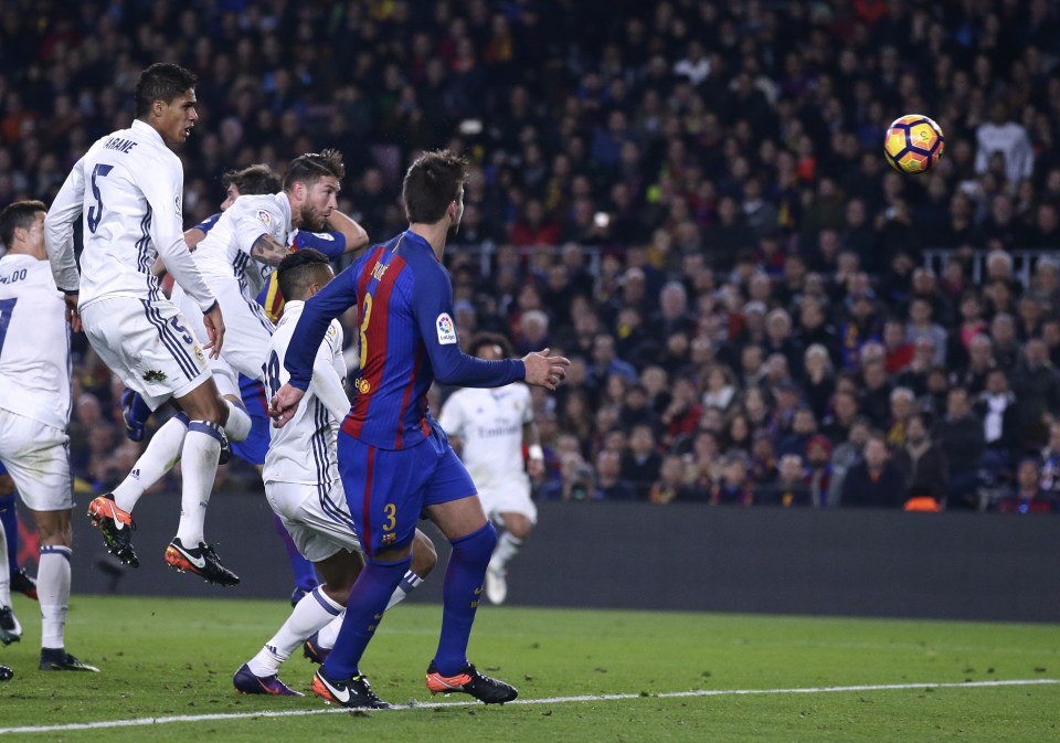  This was the 90th minute goal scored by Sergio Ramos to ensure a share of the spoils