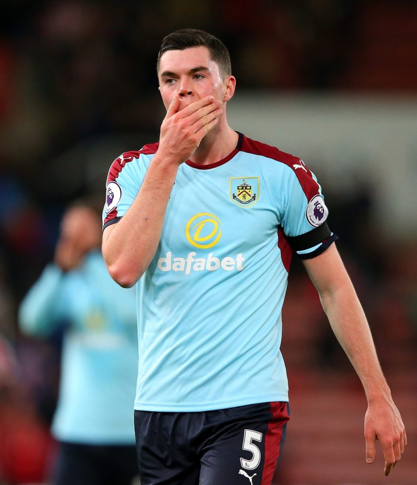  Burnley defender has appeared 15 times this season also bagging a goal