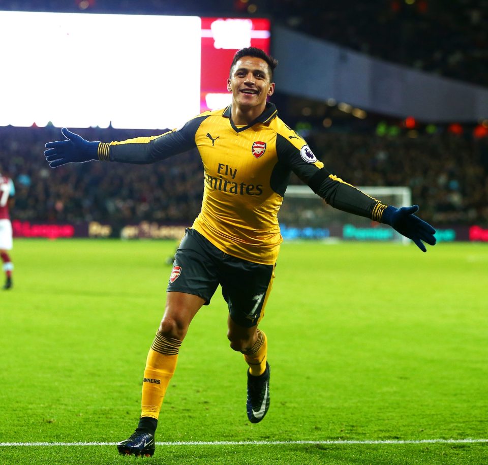 Alexis Sanchez has been in fine form this season for Arsenal