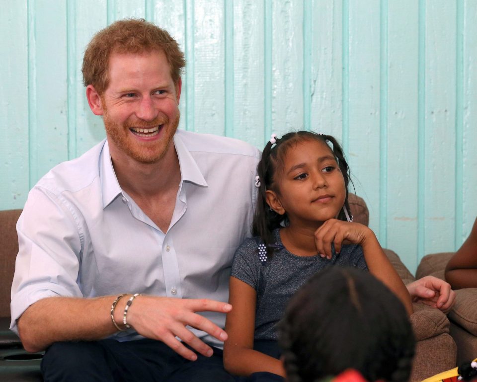  Royal tour . . . Prince Harry has just finished a visit to the Caribbean on behalf of the Queen