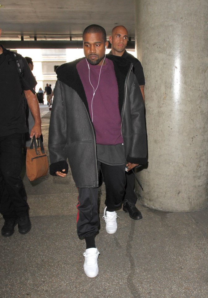  Kanye was hospitalised last month