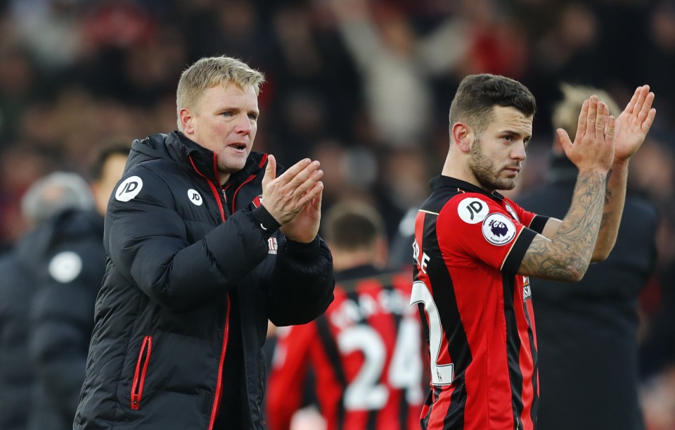 Eddie Howe paid tribute to his players for never giving up against Liverpool