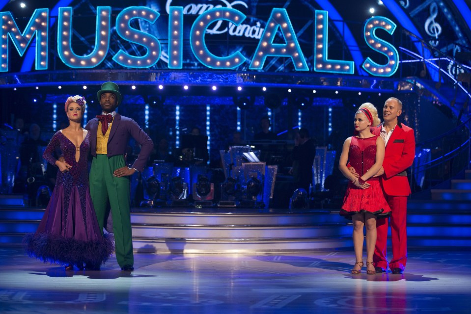  Judge Rinder was up against Ore Oduba in the dance off after failing to impress the audience with his Jersey Boys routine