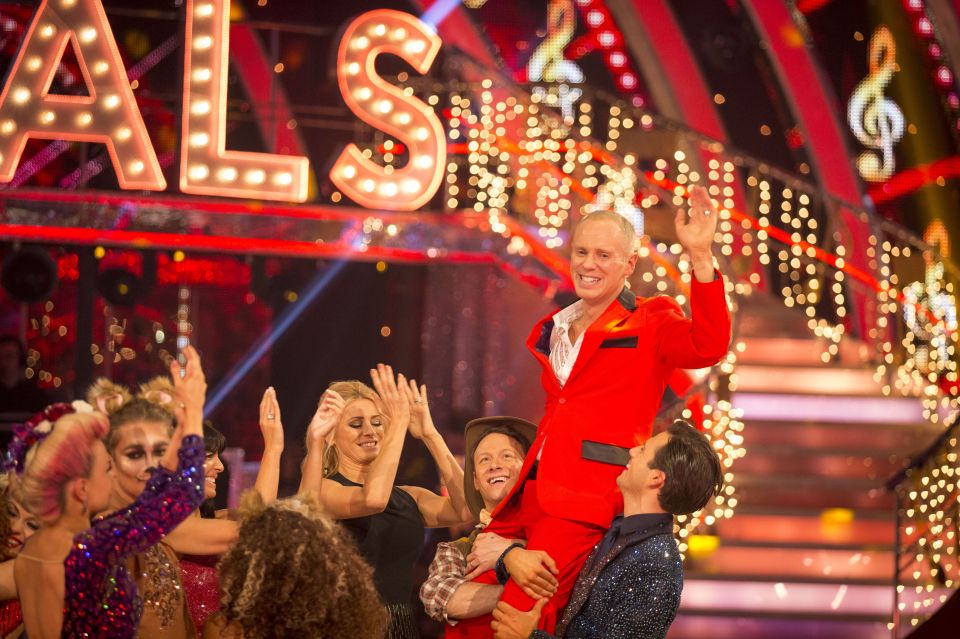  But the reality TV judge had to wave goodbye to Strictly