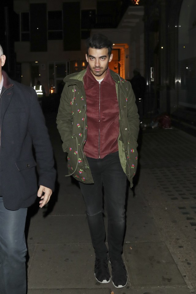  Joe Jonas was among the stars who headed to the afterparty