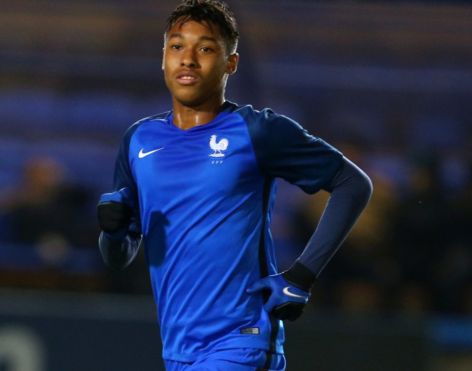 PETERBOROUGH, ENGLAND - NOVEMBER 14: Boubacar Kamara of France U18 during the U18 International Friendly match between England and France at London Road Stadium on November 14, 2016 in Peterborough, England. (Photo by Catherine Ivill - AMA/Getty Images) *** Local Caption *** Boubacar Kamara