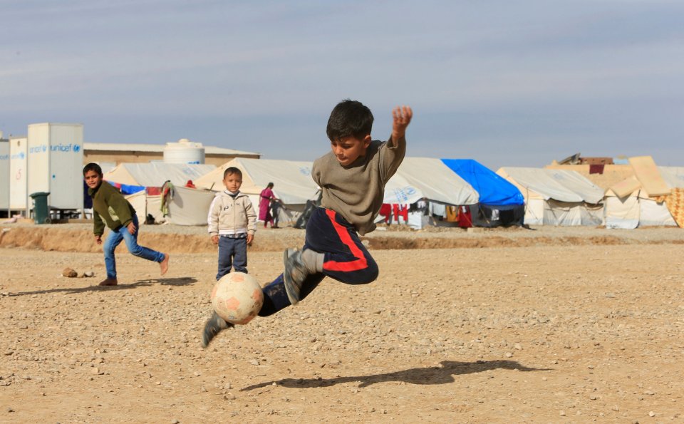 The AMAR Foundation is helping to care for the thousands of kids who have fled Mosul in recent months