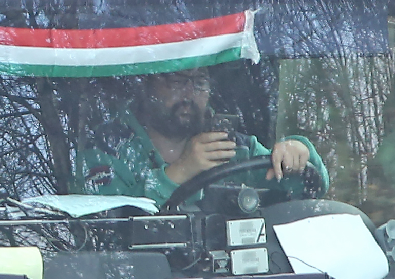  Lorry driver picks up his phone while on the M20