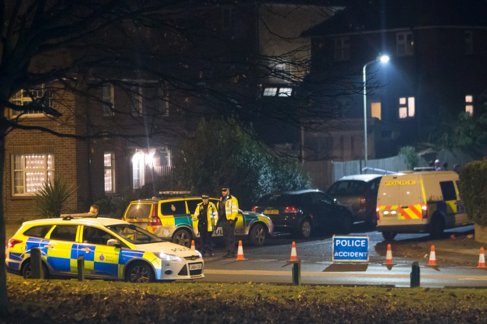  Police were called to an address in St Albans's Cresent, Gravesend following reports of multiple stabbings