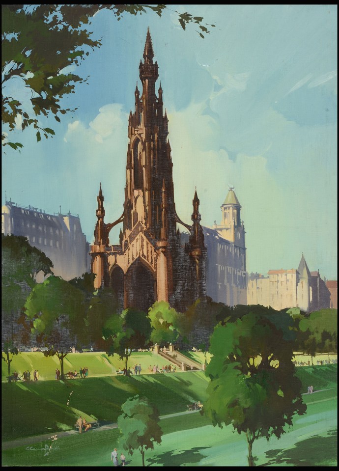 Scott Monument, Edinburgh, estimated to be worth £800