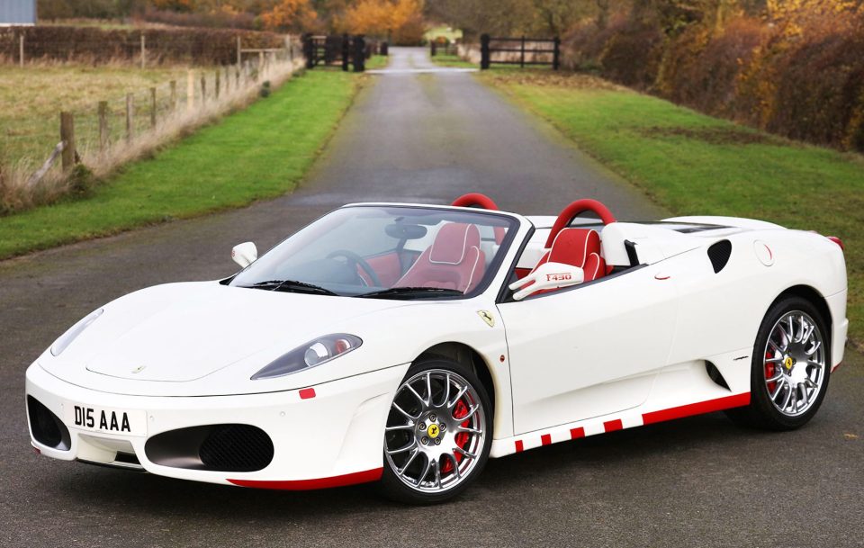 Ferrari F430 F1 Spider with only 400 miles on the clock - £120,000 