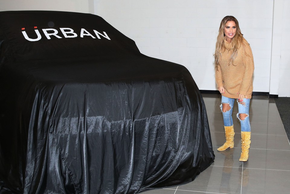  The car was kept under a dust sheet ahead of the big unveiling