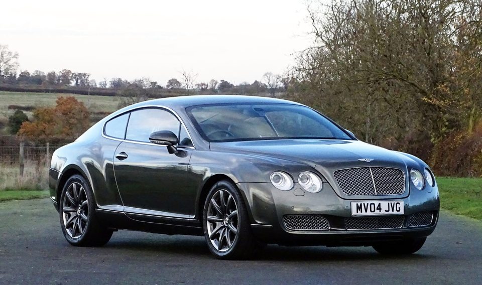 Bentley Continental GT with only 84,000 miles on the clock - £22,000. 