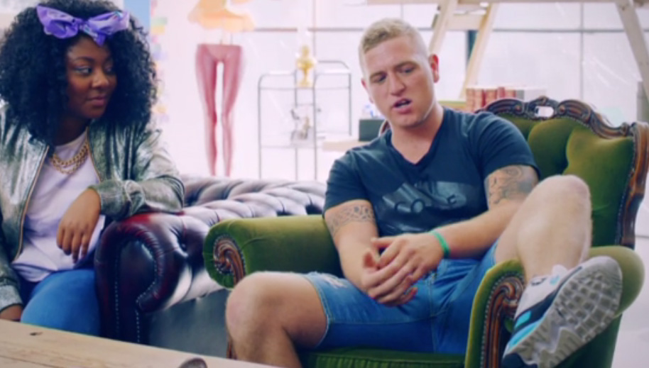 Craig shows the Tattoo Fixers his obscene inking