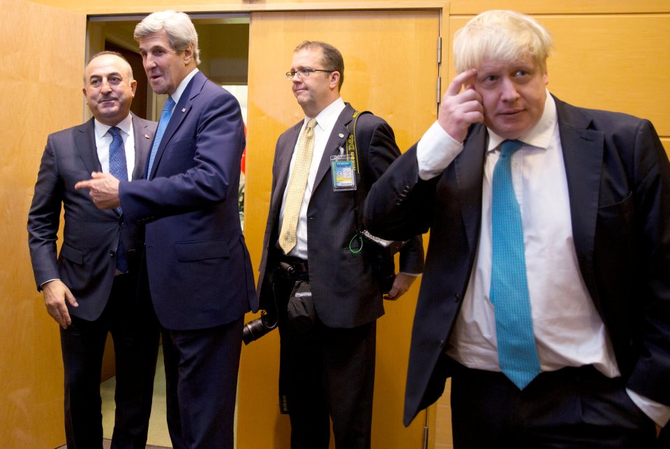  Boris Johnson has been accused of a series of diplomatic gaffes