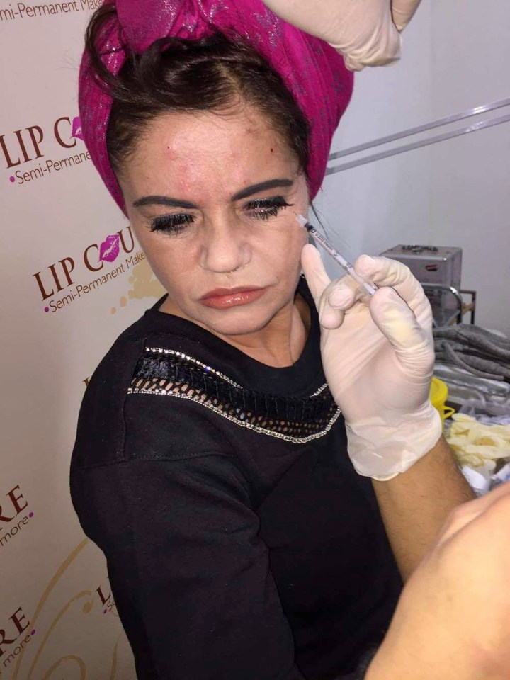 Earlier this month Danniella underwent a Botox-type treatment at Lip Couture