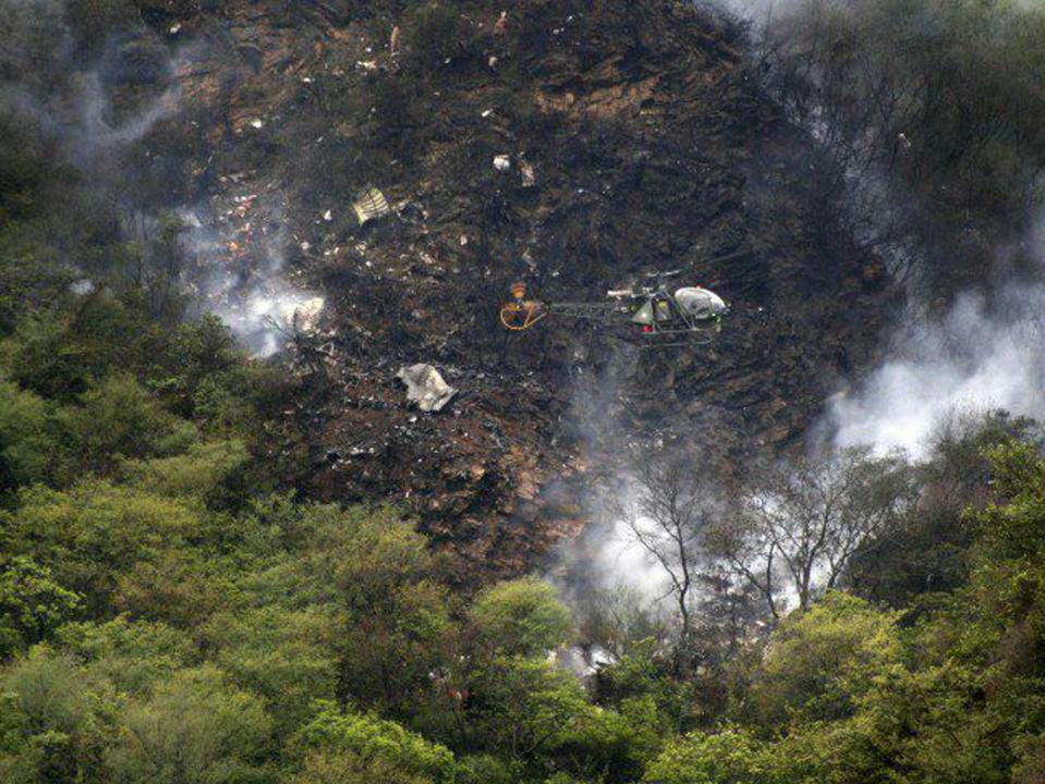  All 48 people on board the plane were killed in the horror crash in the district of Abbottabad