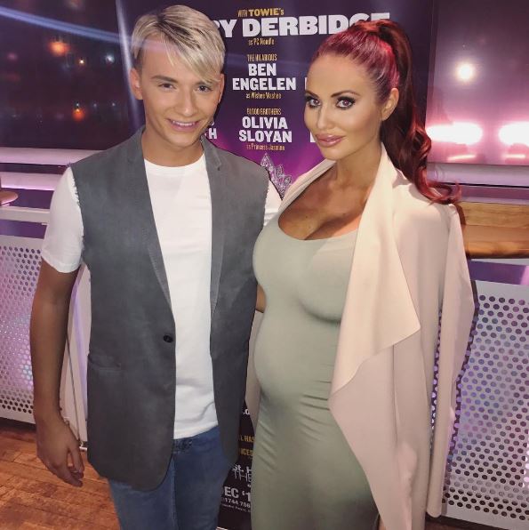  Pregnant Amy Childs has revealed that Harry will be her baby's godfather